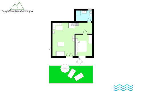 Bellavista A Garten Appartement mit Pool - Foto 20