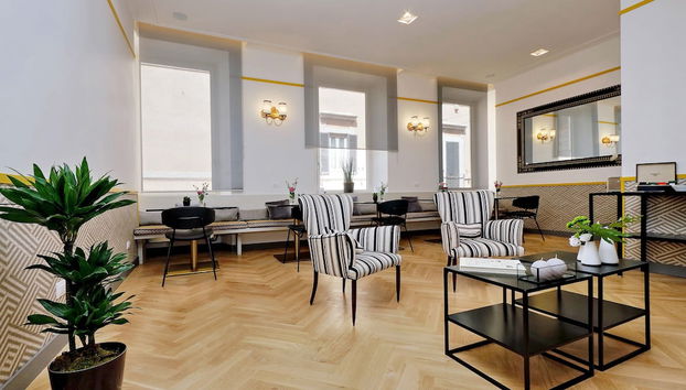 Sitzecke in der Lobby