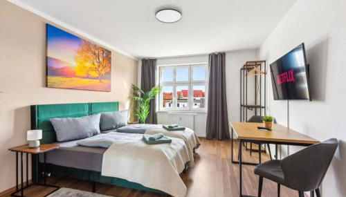 Larooms Merseburg - Apartment NP24 - 2 Zimmer - 4 Betten - Waschmaschine - Parkplatz - Balkon - Foto 5