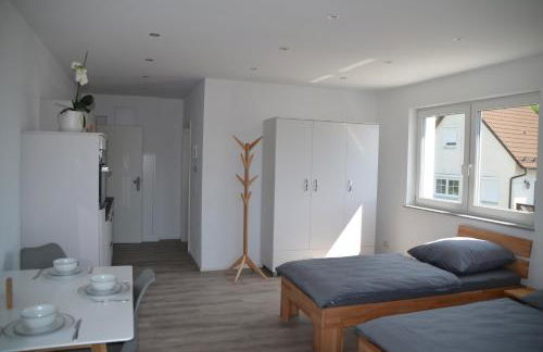 Apartment mit Küche, 2 Einzelbetten, Dusche, Parkplatz, schnellem Internet, ADA3 - Foto 7