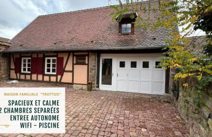 Gite familiale avec piscine Hunawihr, proche de Ribeauvillé et Colmar - Foto 7