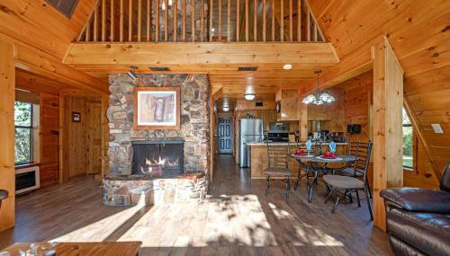 Secluded A-Frame Cabin with Incredible Views near Mountain Fork River in Oklahoma - Foto 4
