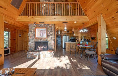 Secluded A-Frame Cabin with Incredible Views near Mountain Fork River in Oklahoma - Foto 4