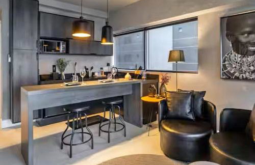 Studio 406 no Centro Cívico com Piscina Aquecida, Academia, Sauna e Garagem - Foto 11