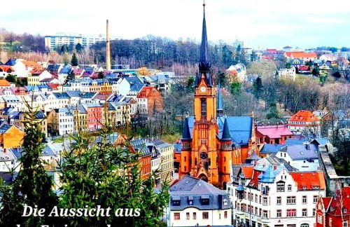 Ferienwohnung "Blick Mylau" - Nähe Freizeitpark Plohn & weltgrößter Ziegelsteinbrücke - Foto 1