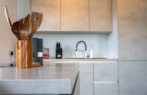 Lux Apts Deluxe Apartment-Zentral-Messe-Küche - Foto 9