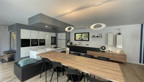 Villa moderne à Soustons avec piscine chauffée, 3 chambres et cuisine extérieure, animaux acceptés - FR-1-379-167 - Foto 5