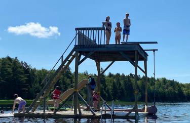 Back of the Moon Lakefront Camp family watersports fire pit 1 dog beach sleeps 8 - Foto 32