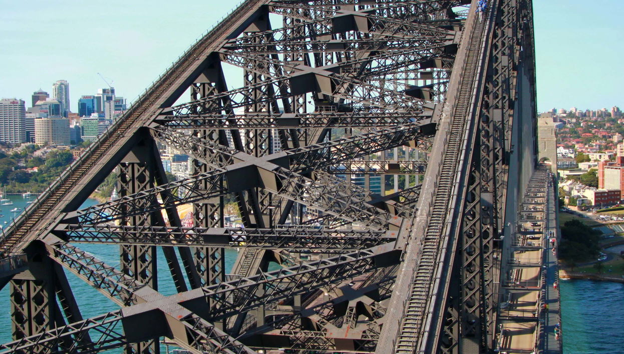 Escalada pela Harbour Brigde