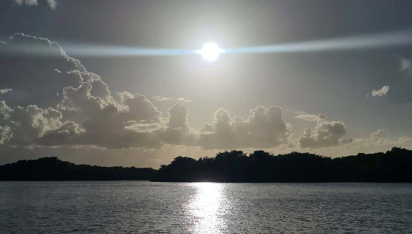 Tour en kayak por el santuario de aves Caroni - Foto 2, Caída del sol sobre el santuario de aves Caroni
