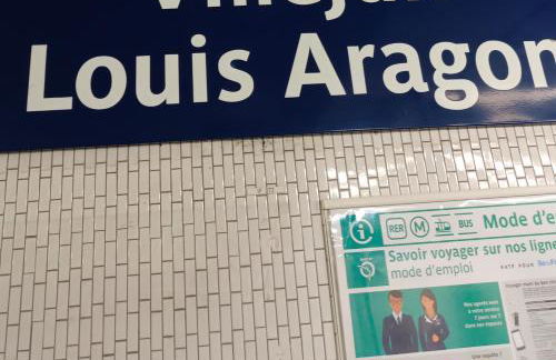 Bienvenue à PARIS - Appartement confortable, grande terrasse privée au calme, parking gratuit - Foto 29