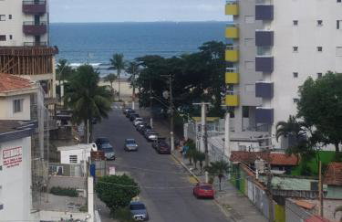 Apartamento novo vista do mar 64m2 2 dorms Wi-fi estacionamento grátis Praia Grande Mirim - Photo 1