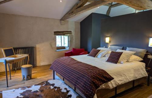 Prieuré du XVème restauré, jardin clos de 2000 m², piscine, cheminée, WiFi fibre, proche église - FR-1-653-219 - Foto 3