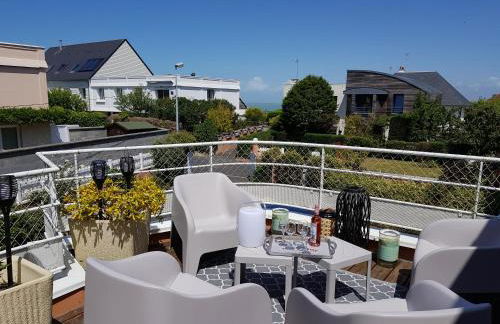 La terrasse, jacuzzi et vue mer Plage à 200m - Foto 12