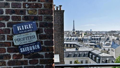 Studio Terrasse vue incroyable sur Tour Eiffel - Foto 1