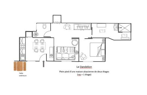 Gîte Le Dandelion - Confort & Charme au coeur de Bergheim - Foto 20