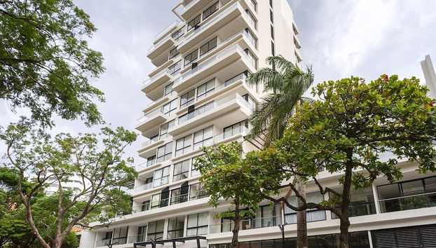 Façade de l’hébergement