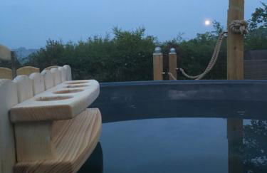 Shepherds Hut with Hot Tub - Foto 14