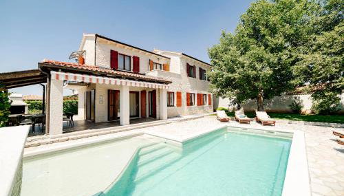 Villa Alma mit privatem Saltwater Pool - Foto 3, sunbed