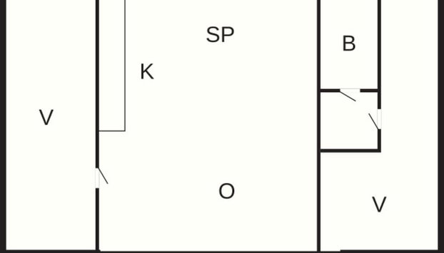 5 Person Holiday Home in Vejby - Foto 2, Plano