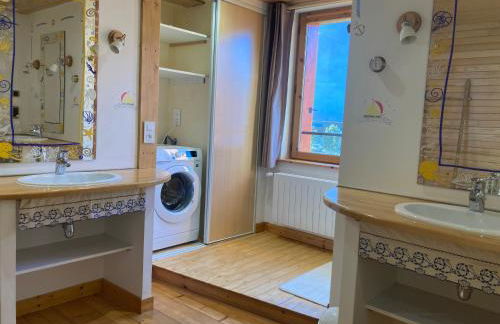 l'Echo des Glieres vue montagne centre village sauna & grill - Foto 26