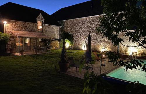 Maison de village avec piscine privative - gite-loubaribas - Foto 1