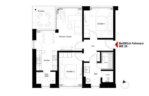 BeltBlick 25 - Marienlücht - Exklusive Ferienwohnung mit Garten und Meerblick - Foto 25