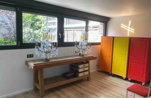 Rare ! LOFT Atypique Centre-Ville Parking Jardin - Foto 12