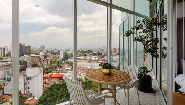 w Radiant Loft w Perfect View in Roma Norte - Foto 3, Habitación