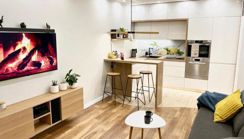 Comfortable Apart, Old Town, Free parking, hanging bed, Wi-Fi, lift, aircon,self check-in 24h, Stare Miasto, winda, nowy budynek, garaż 0 zl, klima - Foto 4, stove
