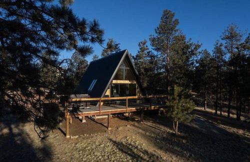 Modern A-frame w/ hot tub + view - Foto 31