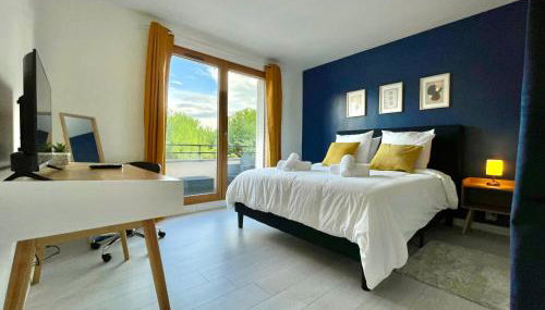Séjour Business & Famille, 2 chambres, Parking & WiFi - Foto 2