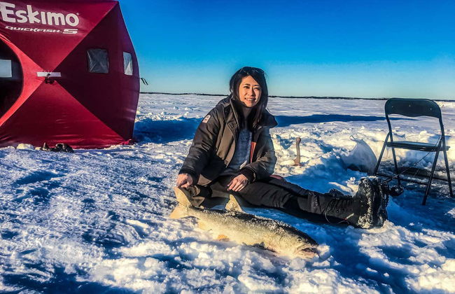Pêche sur glace à Great Slave Lake - Photo 12