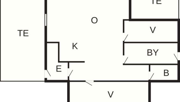 5 Person Holiday Home in Hassleholm-by Traum - Foto 2, Grundriss