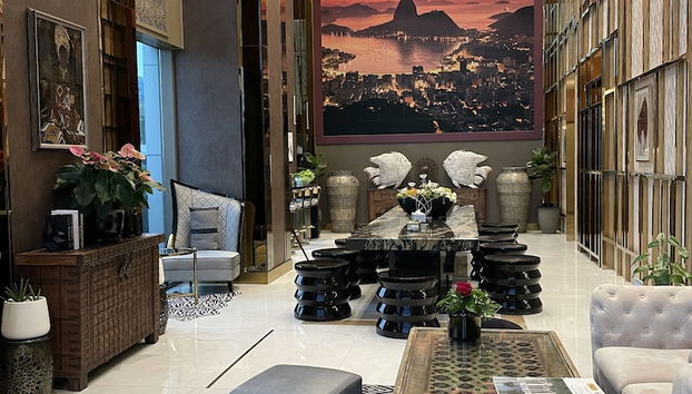 Zona de estar del vestíbulo