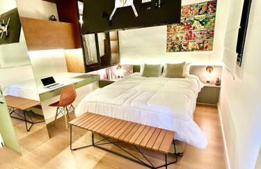 Moema URBAN Heaven - Piscina - Prox Metro - Prox Sh Ibirapuera - Cama Queen - Internet 500mbps - Ar cond - Cozinha completa - Academia - Churrasqueira - Foto 2