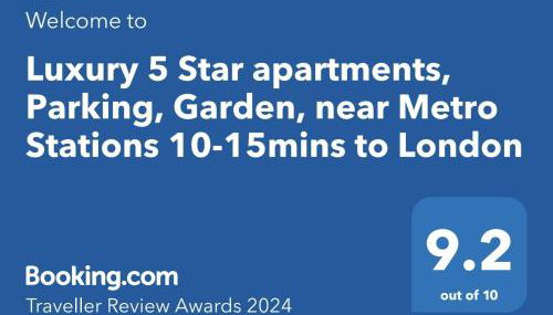 Luxury 5 Star apartments, Parking, Garden, near Metro Stations 10-15mins to London - Foto 4