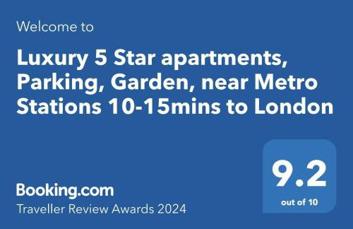 Luxury 5 Star apartments, Parking, Garden, near Metro Stations 10-15mins to London - Foto 4
