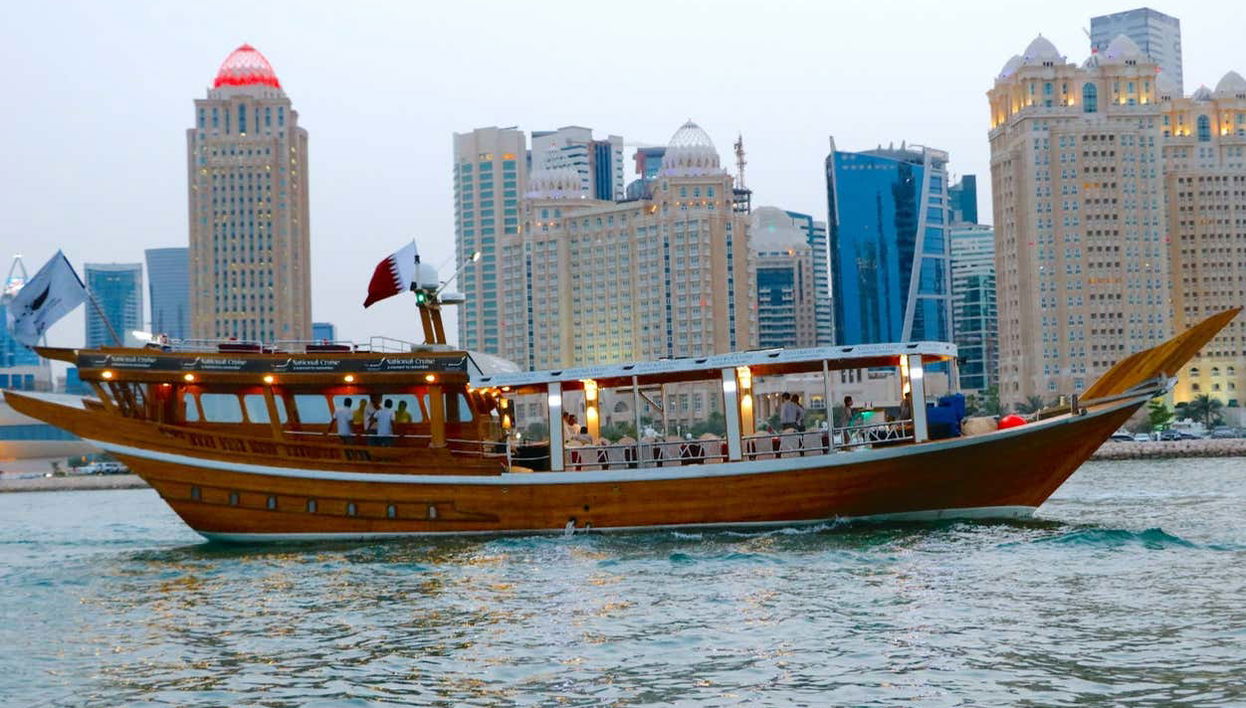 Enjoy stunning views of Doha on this boat ride
