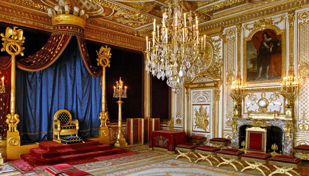 Marvel at Napoleon's Throne Room