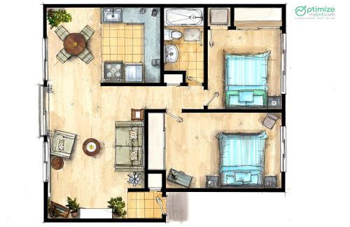 the Juliet, Best Area, 2 Bedrooms, WD, Jacuzzi Bath, New Carpet, 825sf - Foto 20