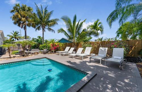 Stunning Tropical Heated Pool House Near The Beach - Foto 7