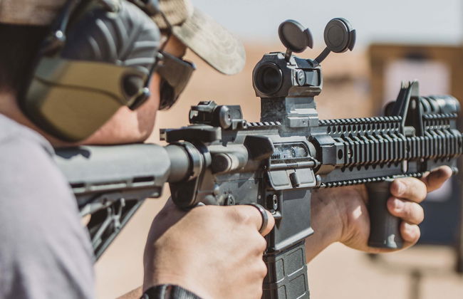 Stage de tir dans le désert de Las Vegas - Photo 1