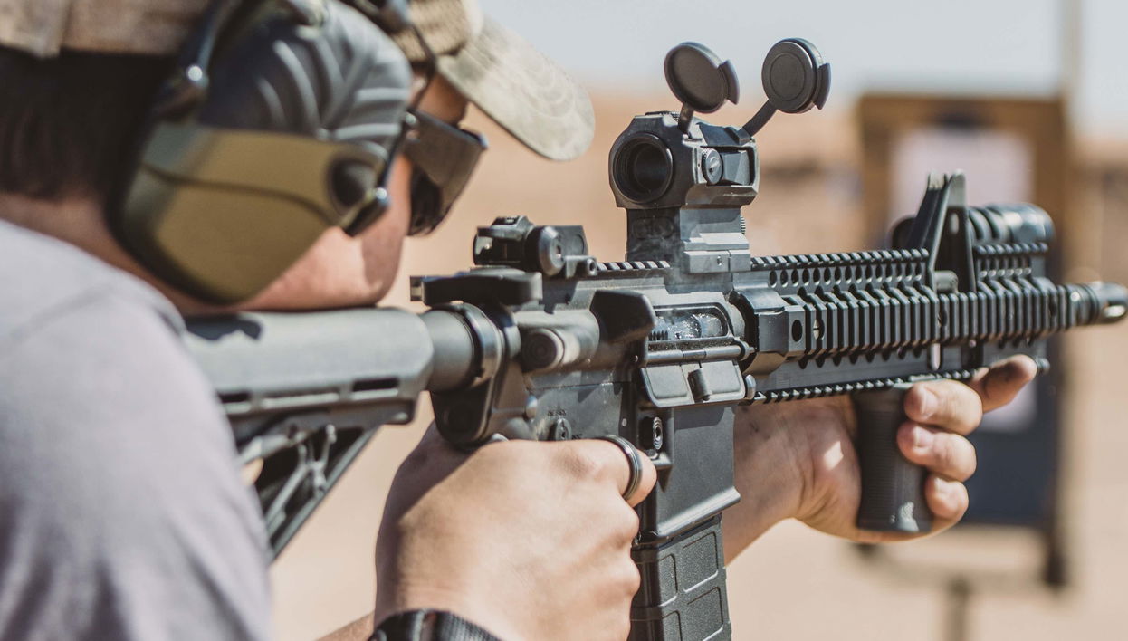 Stage de tir dans le désert de Las Vegas