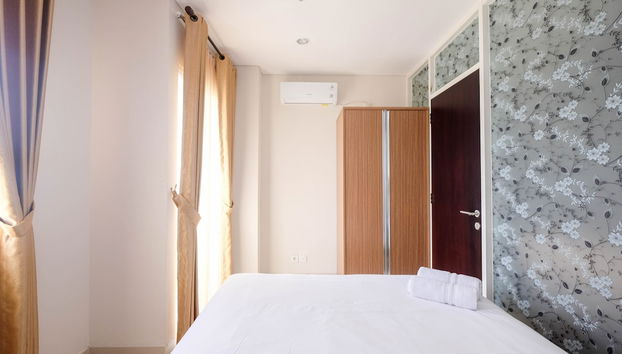 Warm and Homey 1BR Apartment at Atlanta Residences By Travelio - Foto 4, Habitación