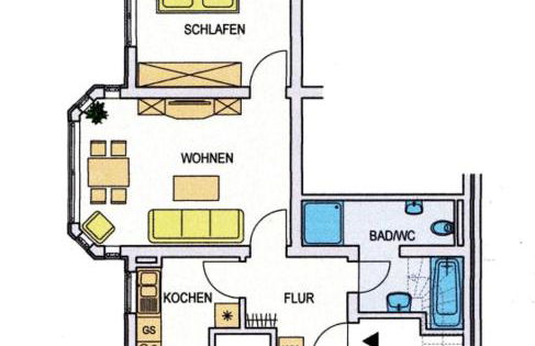 Geräumige 2-Zimmer Ferienwohnung in Freiburg - Foto 23