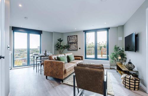 City Penthouse - Roof Terrace & Free Parking - Foto 3