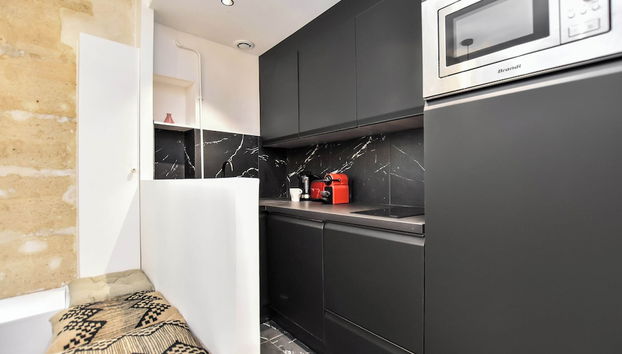 Cozy Apartment - 1br/4p - Sentier - Foto 5, Cocina privada