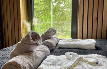 Stodoła Na Kresach - widokowy domek drewniany, całoroczny JACUZZI & SAUNA - Foto 6