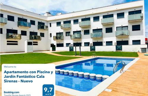 Apartamento con Piscina y Jardín Fantástico Cala Sirenas - Nuevo - Foto 1